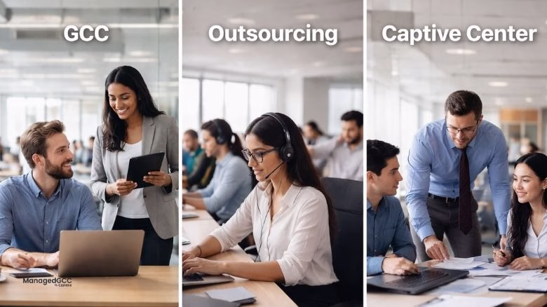 GCC vs outsourcing vs captive center